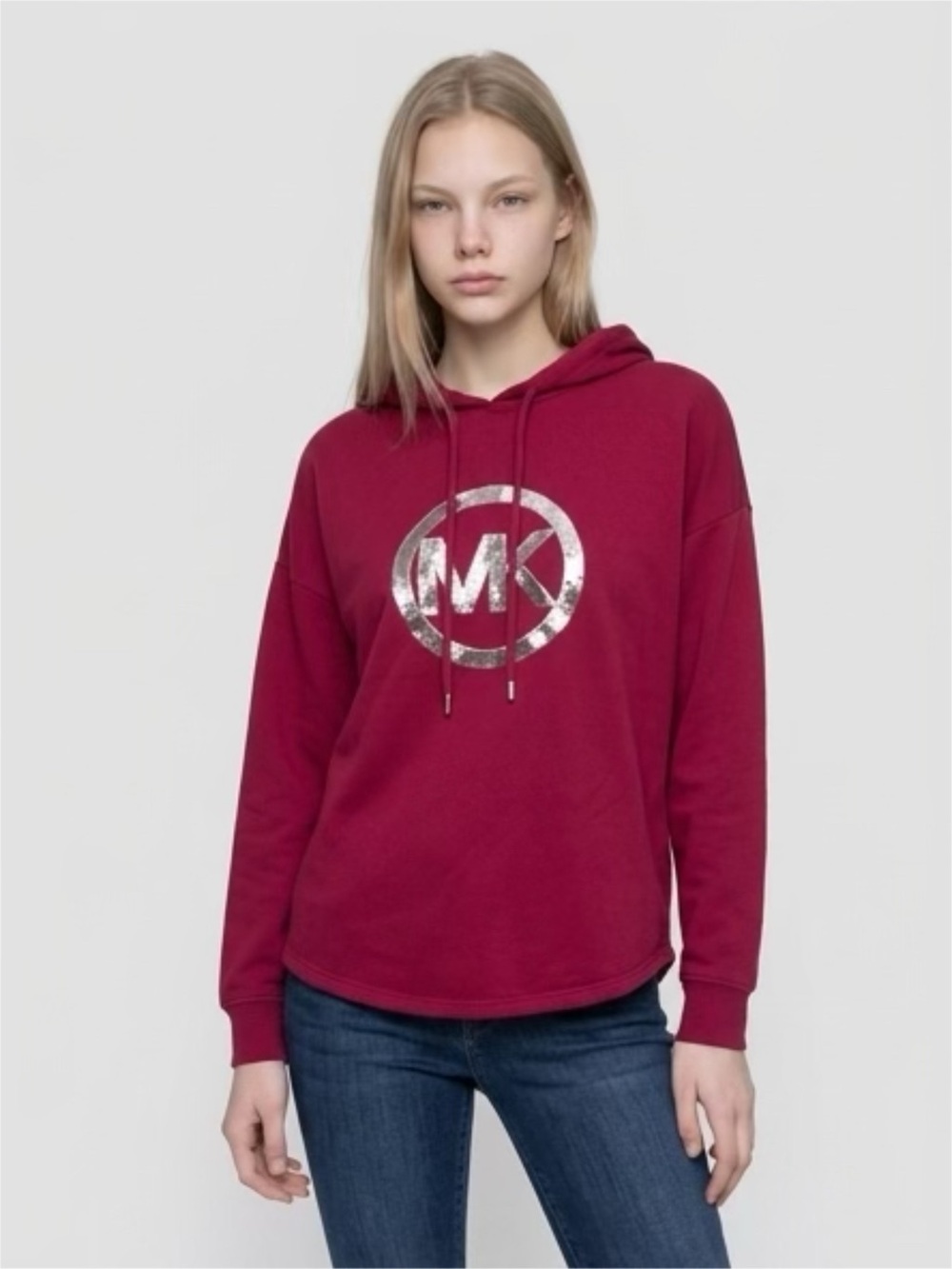 Michael Kors Women's Burgundy Hoodie
